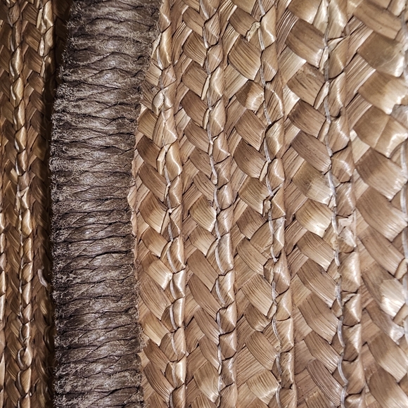 Croft and Barrow straw bag with macrame handle - Picture 7 of 10